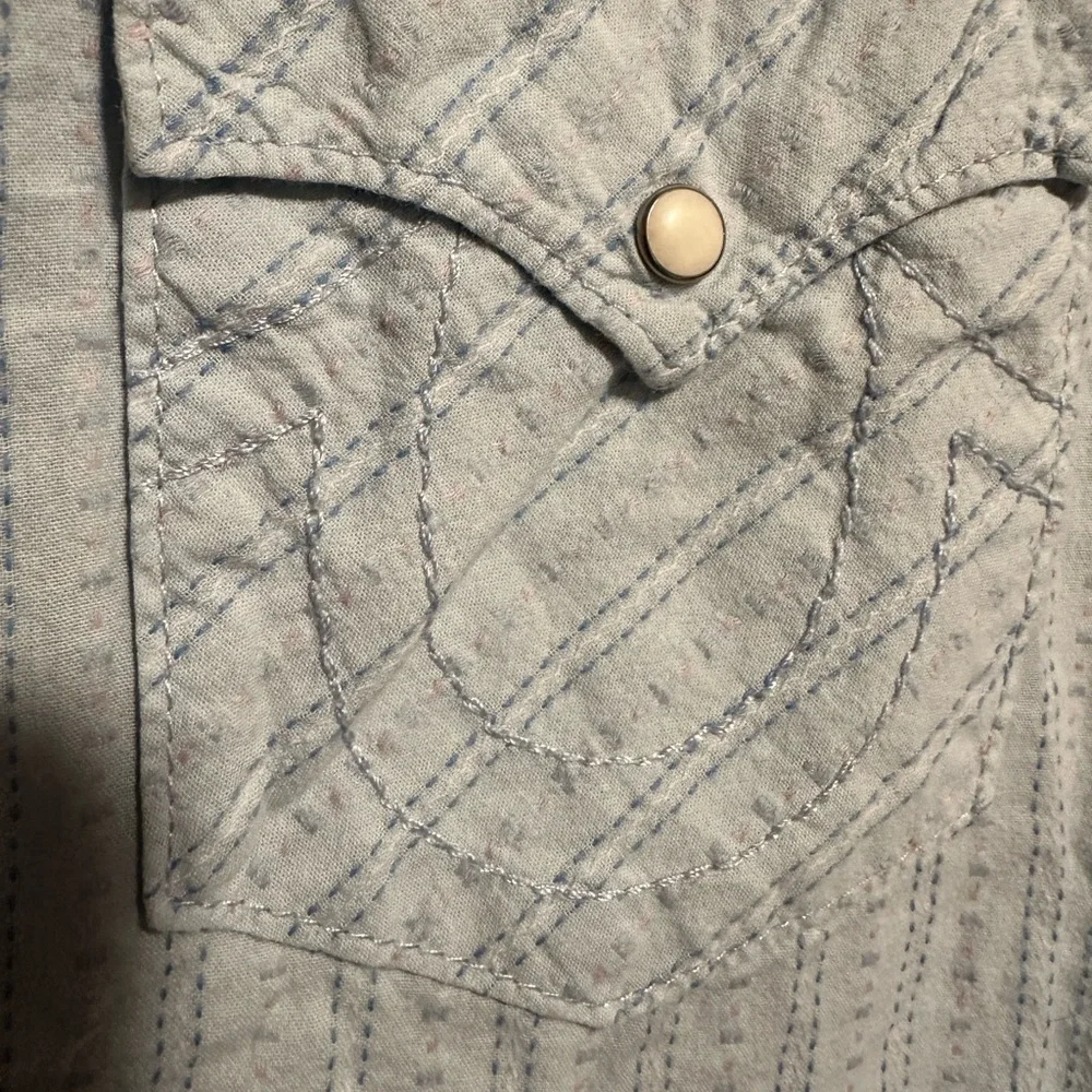 True Religion Button Down Shirt‎ Size Large